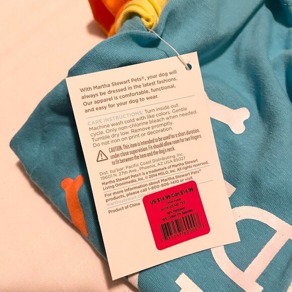 Martha Stewart Fashion Dog Apparel Birthday Dog Outfit Size Large Flaws - Picture 7 of 12